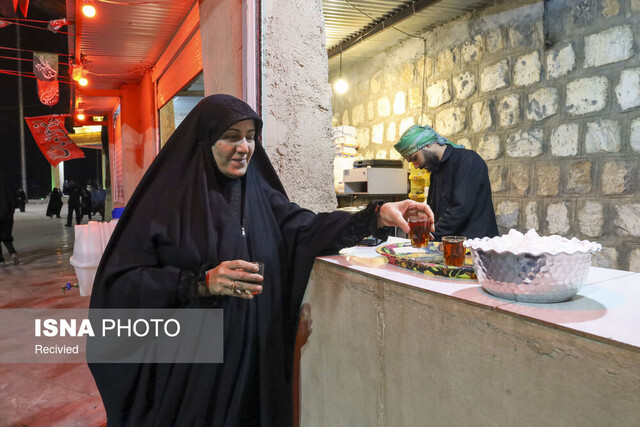 عاشورا در قلب جاماندگان اربعین حسینی در شهرکرد