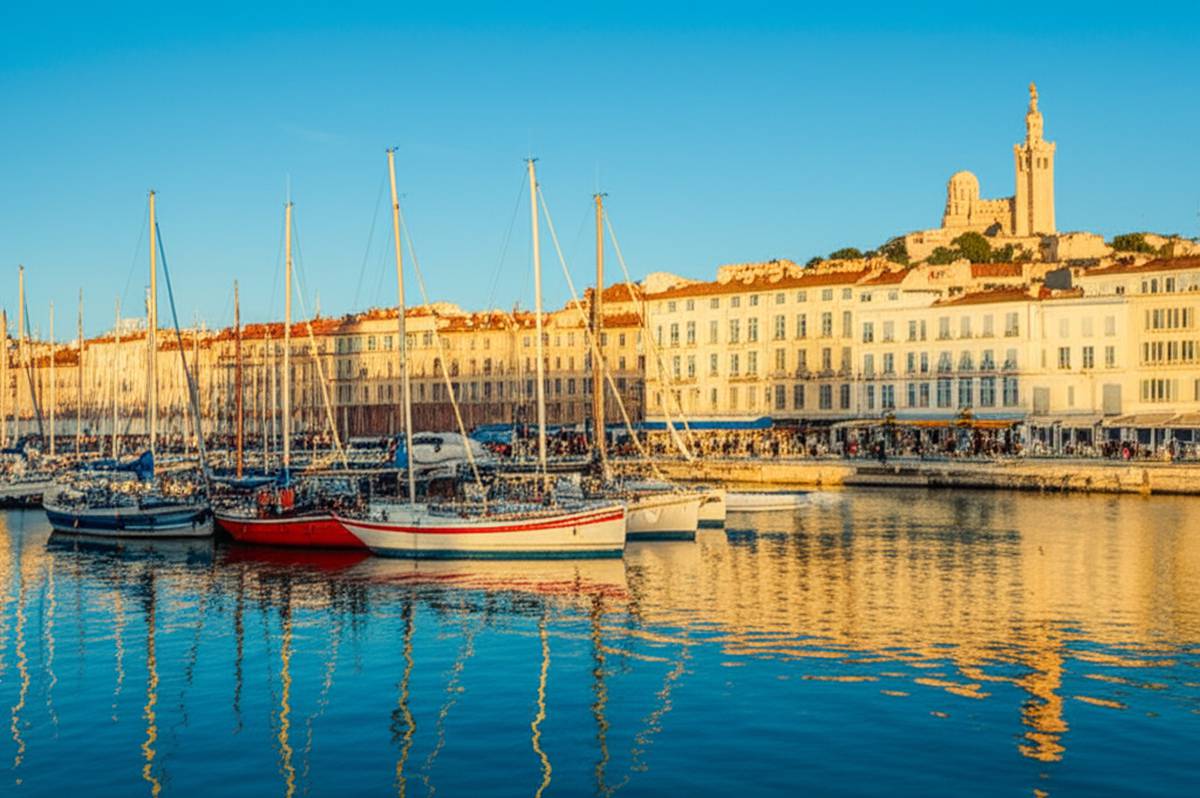 گردشگری بندر قدیمی مارسی The Old Port Of Marseille