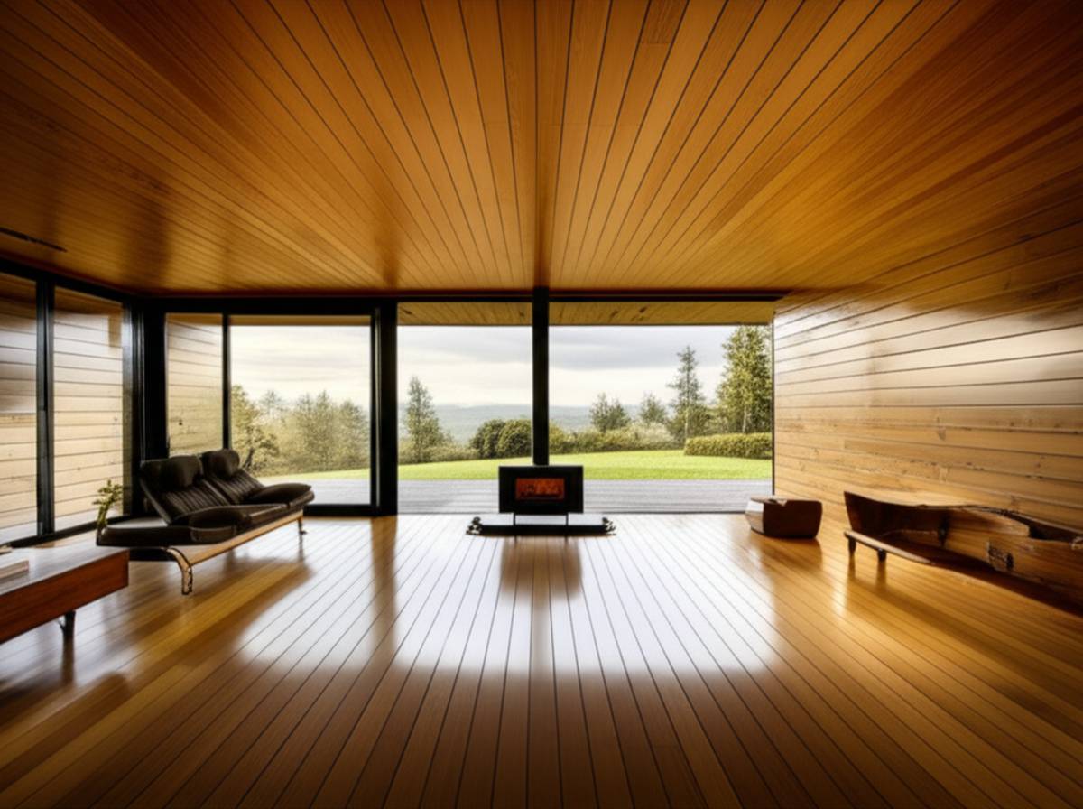 راز حس گرم و لوکس در خانه های تمام چوب مدرن چیست؟